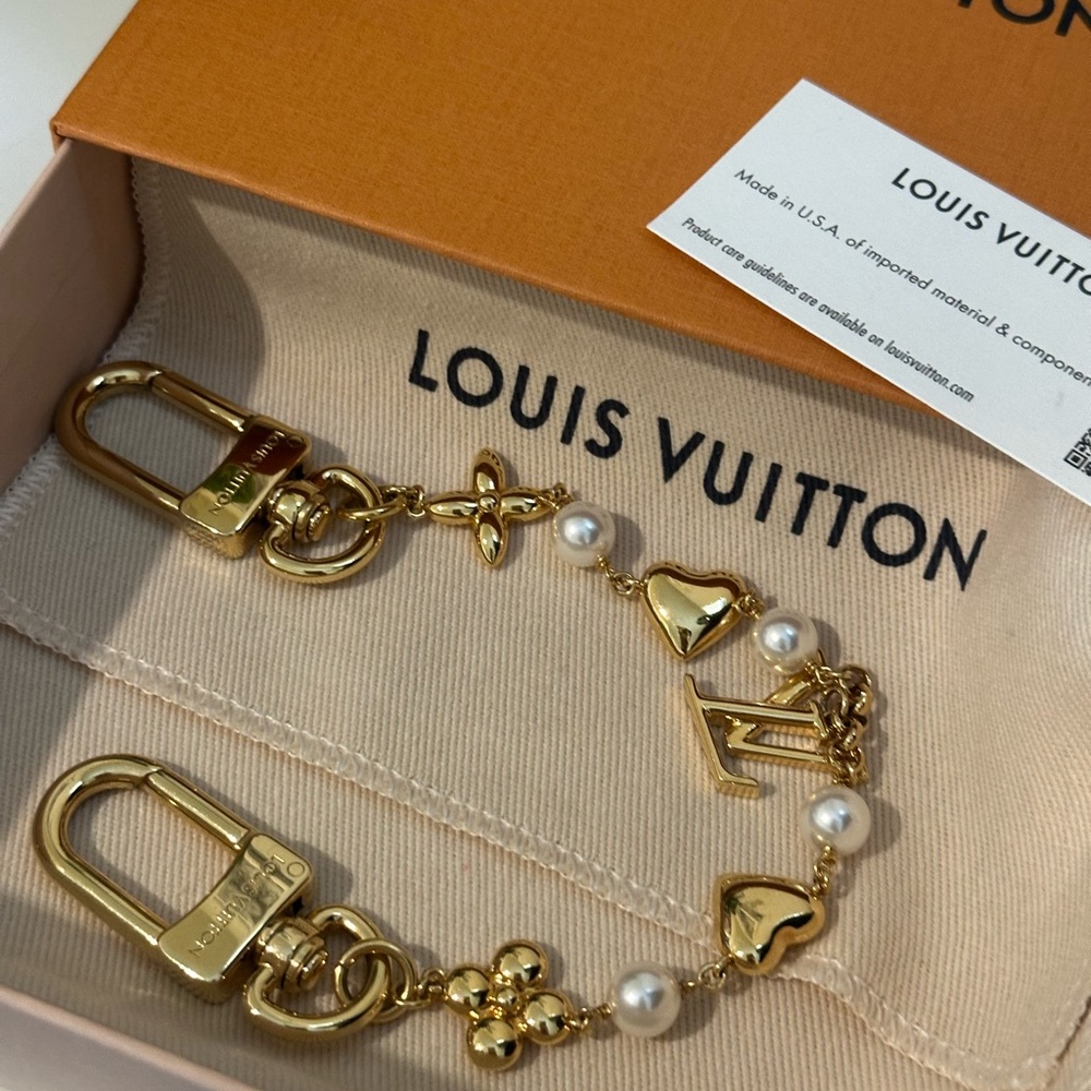 LV Heart Bag Chain